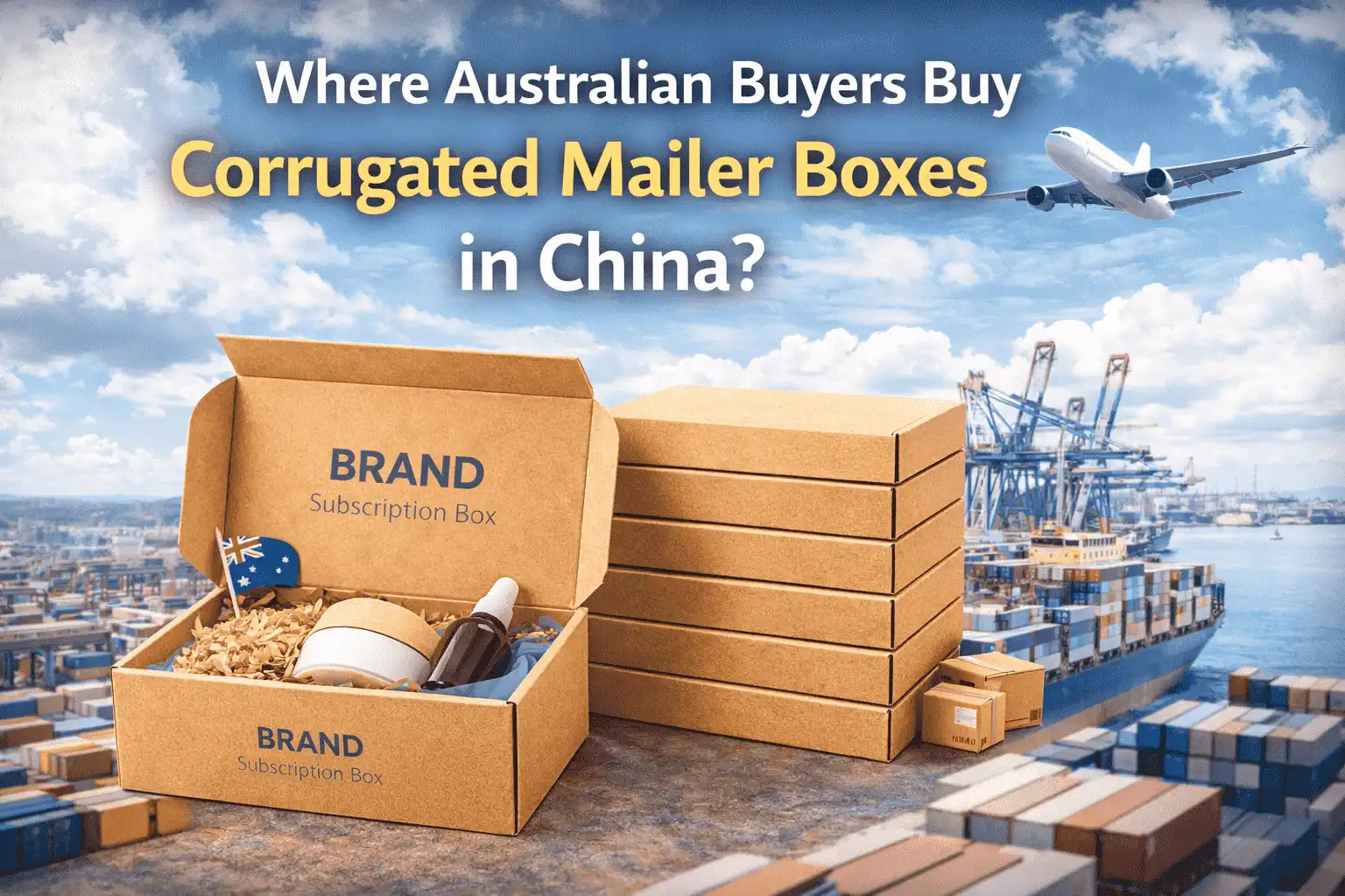 Where Australian Buyers Buy Corrugated Mailer Boxes in China?